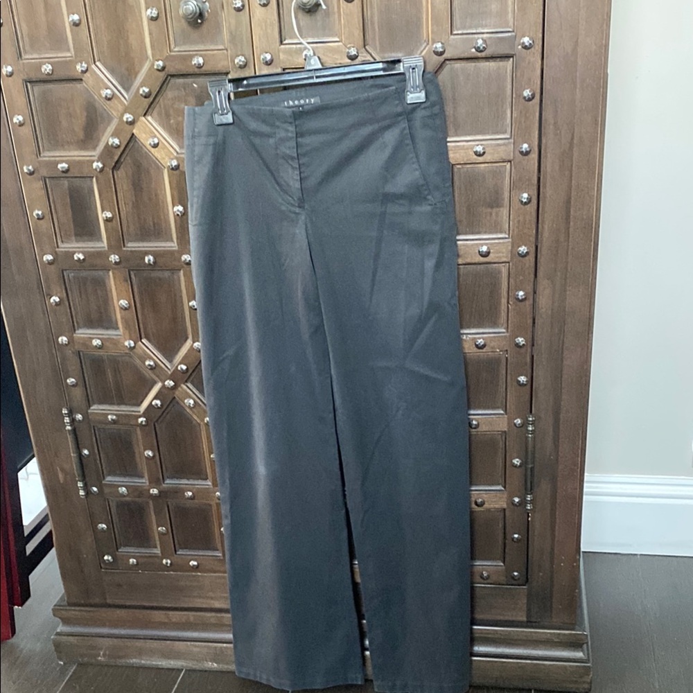 Theory Black Trousers